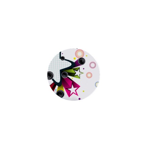 star 1  Mini Button from ArtsNow.com Front