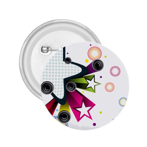 star 2.25  Button from ArtsNow.com Front