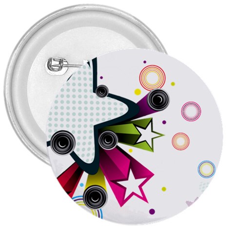 star 3  Button from ArtsNow.com Front