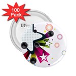 star 2.25  Button (100 pack)