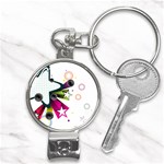 star Nail Clippers Key Chain