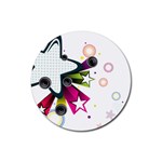 star Rubber Coaster (Round)