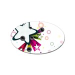 star Sticker Oval (10 pack)