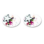 star Cufflinks (Oval)