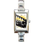 board Rectangular Italian Charm Watch