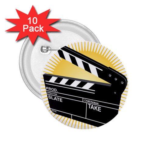 board 2.25  Button (10 pack) from ArtsNow.com Front