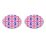 Union Jack Flag Cufflinks (Oval)