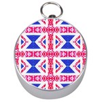 Union Jack Flag Silver Compass