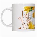 yellow_flower White Mug