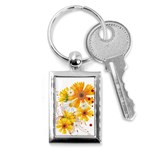 yellow_flower Key Chain (Rectangle)