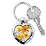 yellow_flower Key Chain (Heart)