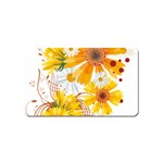 yellow_flower Magnet (Name Card)