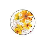 yellow_flower Hat Clip Ball Marker