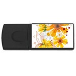 yellow_flower USB Flash Drive Rectangular (4 GB)