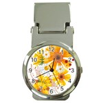 yellow_flower Money Clip Watch