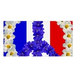 Peace sign paris france Satin Shawl
