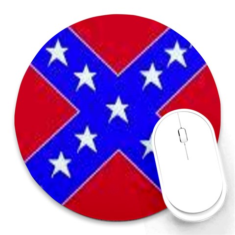 rebel Round Mousepad from ArtsNow.com Front