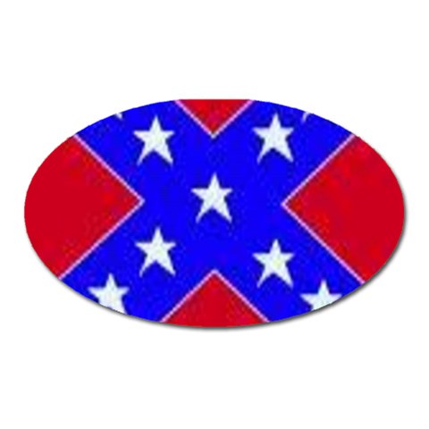 rebel Magnet (Oval) from ArtsNow.com Front