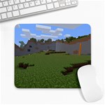 Minecraft Strange Land Formations Large Mousepad