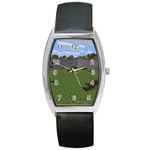 Minecraft Strange Land Formations Barrel Style Metal Watch