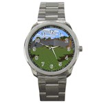 Minecraft Strange Land Formations Sport Metal Watch