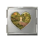 Country Waterfall by Ave Hurley - Mega Link Heart Italian Charm (18mm)