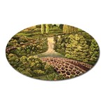 Country Waterfall by Ave Hurley - Magnet (Oval)