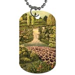 Country Waterfall by Ave Hurley - Dog Tag (One Side)