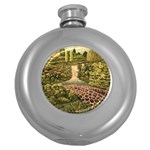 Country Waterfall by Ave Hurley - Hip Flask (5 oz)