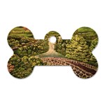 Country Waterfall by Ave Hurley - Dog Tag Bone (One Side)