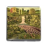Country Waterfall by Ave Hurley - Memory Card Reader (Square)