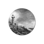 Frank Clark Lighthouse -AveHurley ArtRevu.com- Magnet 3  (Round)