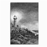 Frank Clark Lighthouse -AveHurley ArtRevu.com- Postcard 5  x 7 