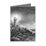 Frank Clark Lighthouse -AveHurley ArtRevu.com- Mini Greeting Card