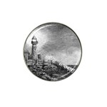 Frank Clark Lighthouse -AveHurley ArtRevu.com- Hat Clip Ball Marker (4 pack)