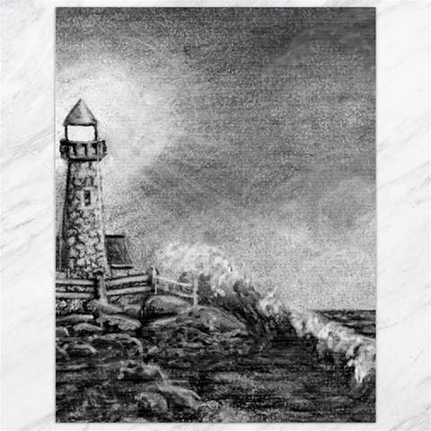 Frank Clark Lighthouse 11.86 x15.41  Canvas - 1
