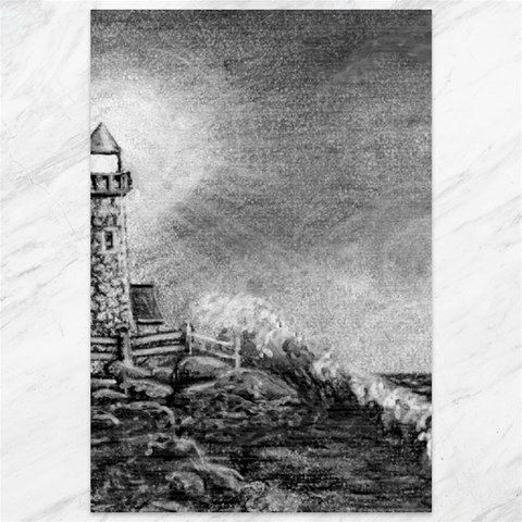 Frank Clark Lighthouse 11.88 x17.36  Canvas - 1