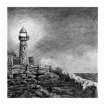 Frank Clark Lighthouse -AveHurley ArtRevu.com- Medium Glasses Cloth