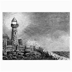 Frank Clark Lighthouse -AveHurley ArtRevu.com- Large Glasses Cloth