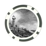Frank Clark Lighthouse -AveHurley ArtRevu.com- Poker Chip Card Guard