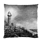 Frank Clark Lighthouse -AveHurley ArtRevu.com- Standard Cushion Case (Two Sides)