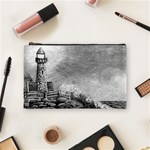 Frank Clark Lighthouse -AveHurley ArtRevu.com- Cosmetic Bag (Medium)