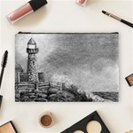 Frank Clark Lighthouse -AveHurley ArtRevu.com- Cosmetic Bag (Large)