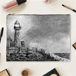 Frank Clark Lighthouse -AveHurley ArtRevu.com- Cosmetic Bag (XL)