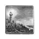 Frank Clark Lighthouse -AveHurley ArtRevu.com- Memory Card Reader (Square)