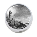 Frank Clark Lighthouse -AveHurley ArtRevu.com- 4-Port USB Hub (Two Sides)