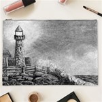 Frank Clark Lighthouse -AveHurley ArtRevu.com- Cosmetic Bag (XXL)