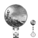 Frank Clark Lighthouse -AveHurley ArtRevu.com- Stainless Steel Nurses Watch