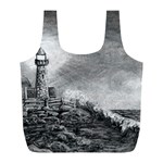 Frank Clark Lighthouse -AveHurley ArtRevu.com- Full Print Recycle Bag (L)