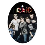 ONE DIRECTION CHRISTMAS ORNAMENT Ornament (Oval)